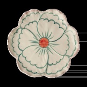 RICE Rice Flower lautanen Ø19,5 cm Pink border