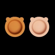 Liewood Peony kulho imukupilla Ø16 cm 2 osaa Mustard-tuscany rose mix