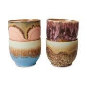 HKliving 70's kuppi 25 cl 4 kpl Lagoon