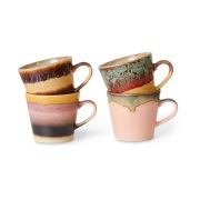 HKliving 70's cappuccinomuki 4 kpl Vista