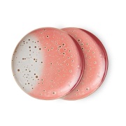 HKliving 70's lautanen Ø 17,5 cm 2-pakkaus Lychee