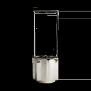 Hein Studio Ikebana maljakko 30 cm Nikkeli