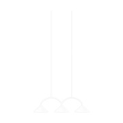 Globen Lighting Curve riippuvalaisin 3 Valkoinen