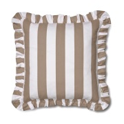 Classic Collection Ruffle Stripes tyynynpäällinen 50x50 cm Beige