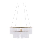 Globen Lighting Hook 60 riippuvalaisin Klar-harjattu messingistä