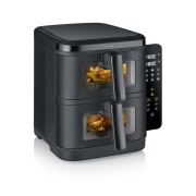 Severin Severin Air-Fryer S-Fry Duo Stack FR 2468 Musta