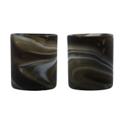 House Doctor Kae kynttilänpidike Ø7x8 cm Ruskea