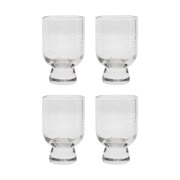 House Doctor Rich lasi jalustalla 23 cl 4-pack Kirkas