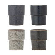 Bloomingville Ewan muki 4-pack Ruskea