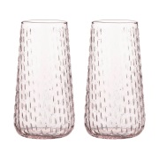 Marimekko Syksy pitkä juomalasi 2-pack Vaaleanpunainen