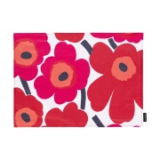 Marimekko Pieni unikko pöytätabletti akryyli Valkoinen-punainen