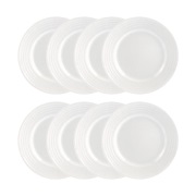 Rörstrand Swedish Grace lautanen Ø21 cm 8-pakkaus - Lumi (valkoinen)