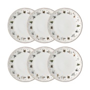 Wik & Walsøe Julemorgen lautanen Ø28 cm 6-pakkaus