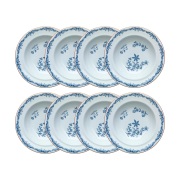 Rörstrand Ostindia syvä lautanen Ø24 cm 8-pakkaus – Sininen