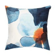 Marimekko Valssi tyynynpäällinen 50x50 cm Valkoinen-tummansininen-oran...