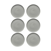 Scandi Living Sandsbro leipälautanen vaaleanharmaa, Ø20 cm, 6 kpl