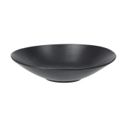 Scandi Living Terra pastalautanen Musta kivitavara, Ø22,5 cm