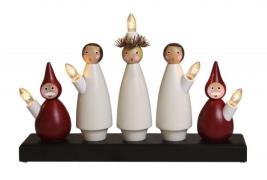 Lucia choir 5L träljusstake (monivärinen)