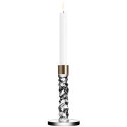 Orrefors Carat-kynttilänjalka, messinki, 18,3 cm