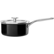 KitchenAid Cookware Collection -kattila, kannellinen, musta, 20 cm