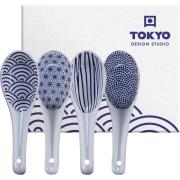Tokyo Design Studio Nippon Blue keittolusikka 4 kpl
