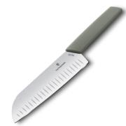 Victorinox Swiss Modern santoku-veitsi 17 cm, oliivi