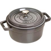 Staub Pyöreä kattila 22 cm 2,2 L, grafiitinharmaa