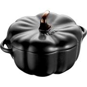 Staub Kurpitsa-cocotte, mattamusta, 0,7 litraa