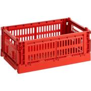 HAY Colour Crate säilytyslaatikko small, red