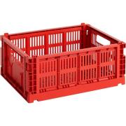 HAY Colour Crate säilytyslaatikko medium, red