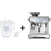 Sage BES980 The Oracle espressokeitin + Brita Aluna vedensuodatuskannu