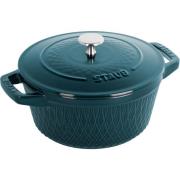 Staub Twister valurautapata 24 cm, la mer