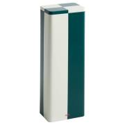 HAY Tin Container Slim, green/off-white