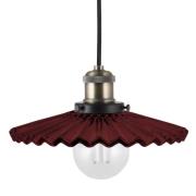 Globen Lighting Cobbler 25 riippuvalaisin, burgundy