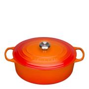 Le Creuset - Signature Valurautapata soikea 31 cm 6,3 L Volcanic