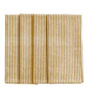 Chamois - Stripe Lautasliina 50x50 cm 4 kpl Lion Yellow