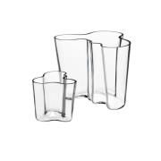 iittala - Alvar Aalto Maljakkosetti 16+9,5 cm Kirkas