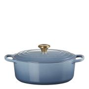 Le Creuset - Signature Valurautapata soikea 27 cm 4,1 L Chambray