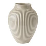 Knabstrup Keramik - Ripple Maljakko 20 cm Hiekka
