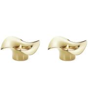 Georg Jensen - Cobra Kynttilälyhty 4,3 cm 2 kpl Kulta