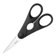 Fiskars - Essential Keittiösakset pullonavaajalla 20 cm Musta