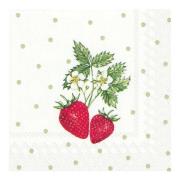 Ihr - Servetti Little Lovely Strawberry 24x24 cm 20 kpl