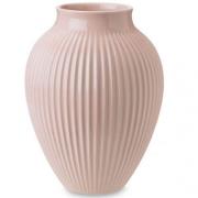 Knabstrup Keramik - Knabstrup Maljakko uritettu 27 cm Vaaleanpunainen