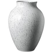 Knabstrup Keramik - Knabstrup Maljakko 27 cm Valkoinen/Harmaa