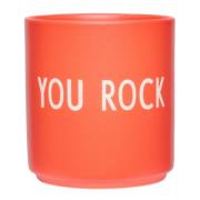 Design Letters - Favourite Muki You Rock 25 cl Punainen