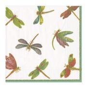 Caspari - Dragonflies Servetti 33x33 cm 20 kpl