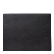 LIND DNA - Square Leather Serene Pöytätabletti 35x44 cm Black