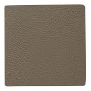 LIND DNA - Square Leather Serene Lasinalunen 10x10 cm Moss