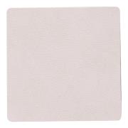 LIND DNA - Square Nupo Lasinalunen 10x10 cm Oyster White