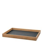 LIND DNA - Even Leather Nupo Tarjotin 27,9x35,9 cm Anthracite